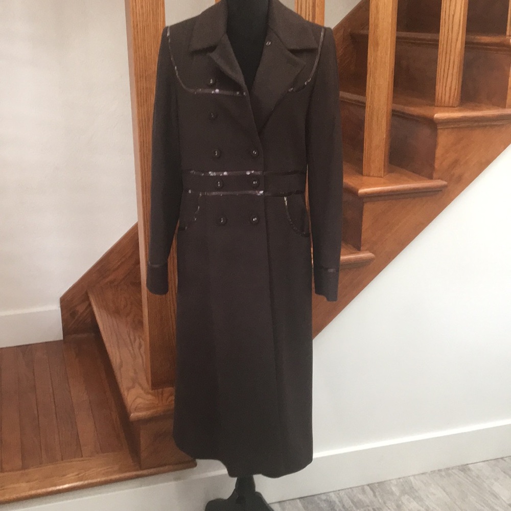 Rebecca Taylor Chocolate Brown Overcoat, Wool